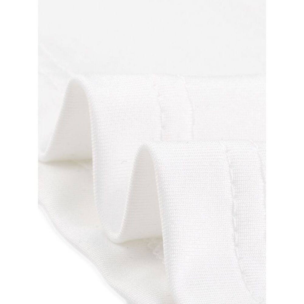 Long Sleeve Sleepwear Lounge Pants with Pockets Pajama Set White - Picture 5 of 5